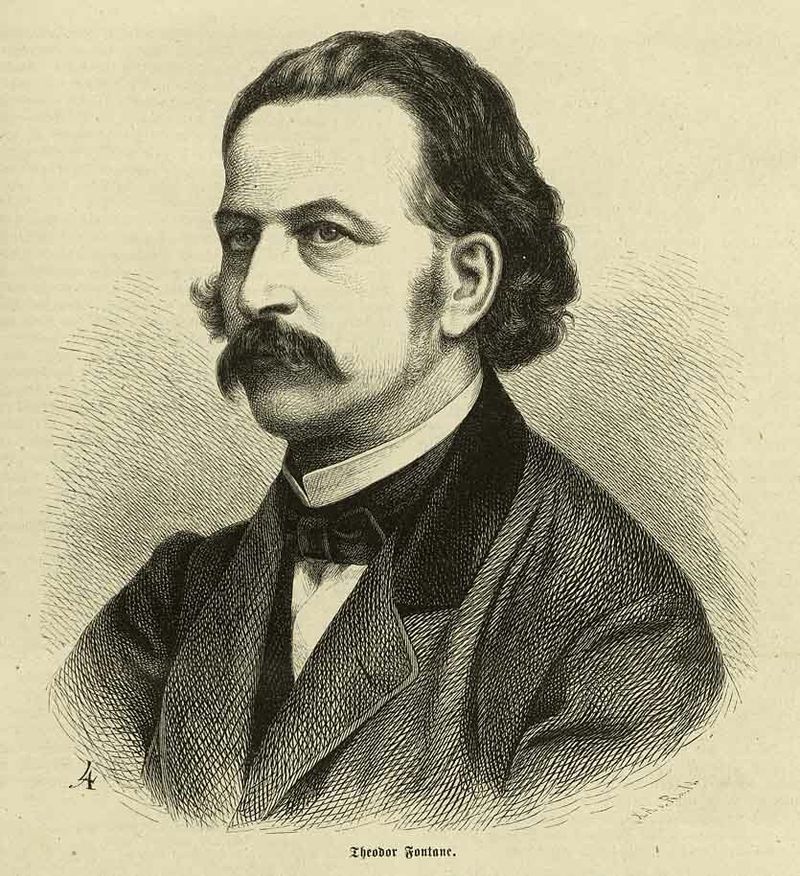 Theodor Fontane Porträt (um 1860)